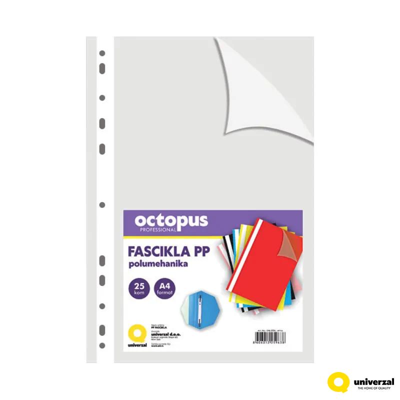 FASCIKLA A4 POLUMEHANIKA SA 11 RUPA 25/1 BELA OCTOPUS UNL-1821 