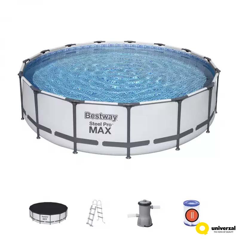 BAZEN 457X107CM STEEL PRO MAX SA FILTER PUMPOM BESTWAY 56488 