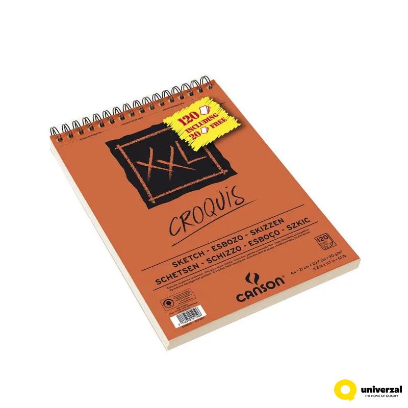 BLOK A4 90g 120LISTA XL CROQUIS CANSON 200005250 