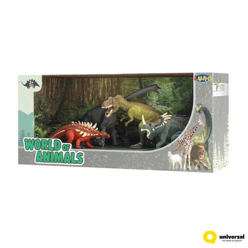 DINOSAURUS SET 4PCS LUNA 622039 