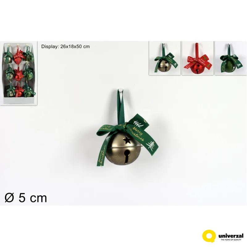 NOVOGODIŠNJI UKRAS ZVONČIĆ 5CM RO010733 