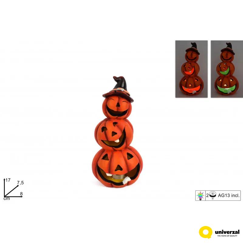 BUNDEVA DEKORATIVNA 17CM SA LAMPOM HALLOWEEN RO011210 
