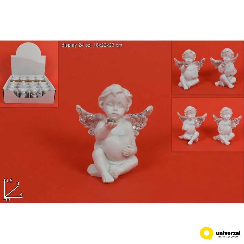 FIGURA UKRASNA ANĐEO 4CM RO004036 