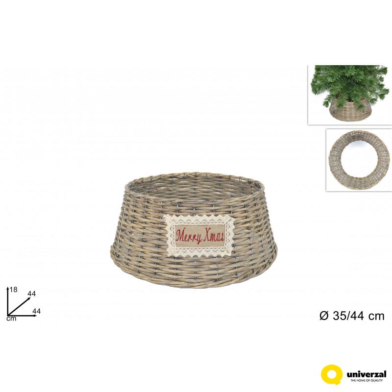 KORPA PLETENA ZA JELKU 35X18CM NATUR AL004140 