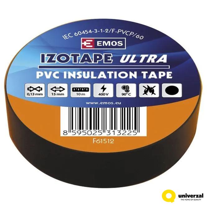 IZOLIR TRAKA 15mmx10m CRNA EMOS 