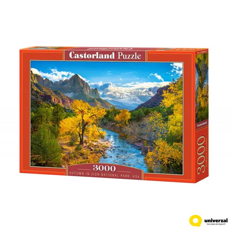 PUZZLE 3000 DELOVA C-300624-2 AUTUMN IN ZION NATIONAL PARK CASTORLAND 