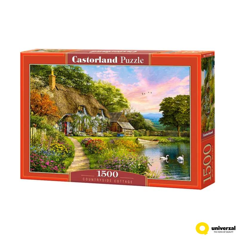 PUZZLE 1500 DELOVA C-151998-2 COUNTRYSIDE COTTAGE CASTORLAND 