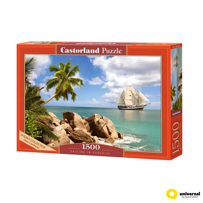 PUZZLE 1500 DELOVA C-150526-2 SAILING IN PARADISE CASTORLAND 