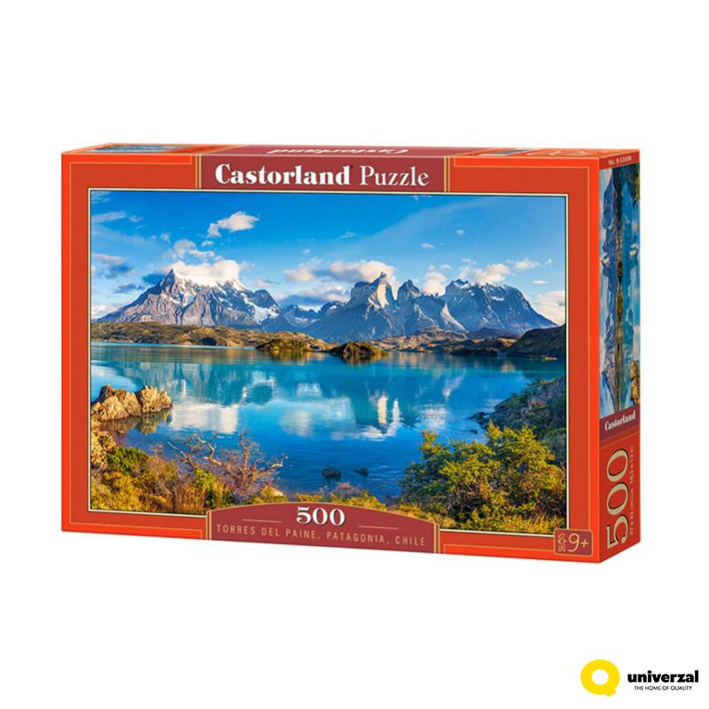 PUZZLE 500 DELOVA B-53698 TORRES DEL PAINE PATAGONIA CASTORLAND 