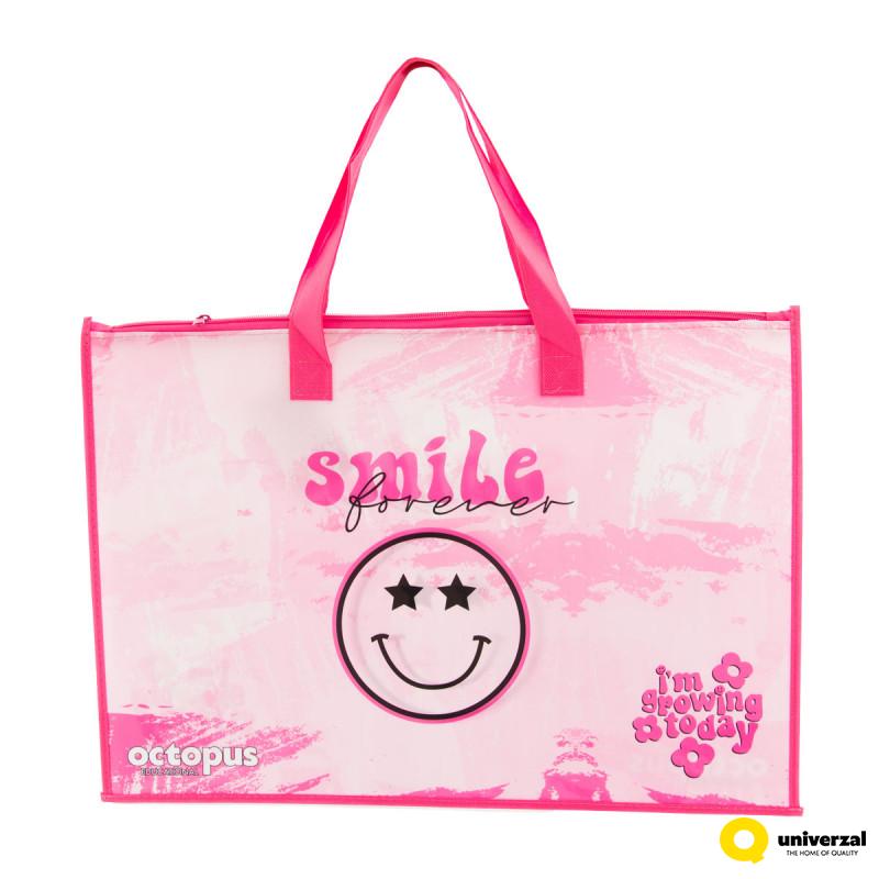 TORBA ZA BLOK BR.5 PLATNENA OCTOPUS SMILE FOREVER UNL-1973 