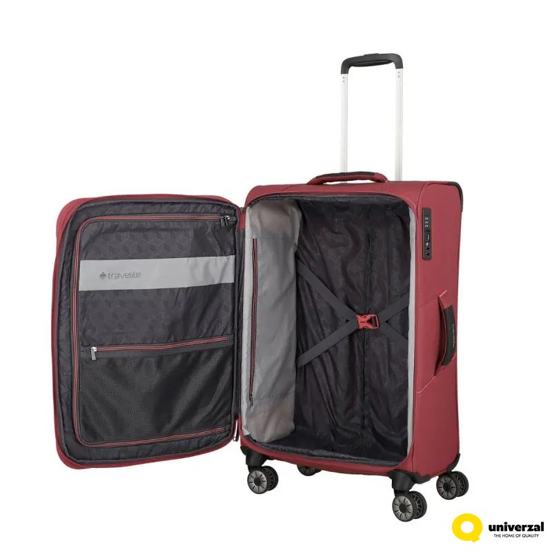 KOFER PUTNI TRAVELITE SKAII 4W TROLLEY M exp. RED/LIGHTRED 092648-12 