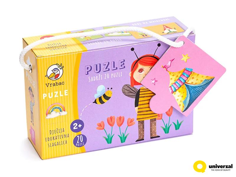 PUZZLE MASKENBAL ZA DECU TODDLER VRABAC 