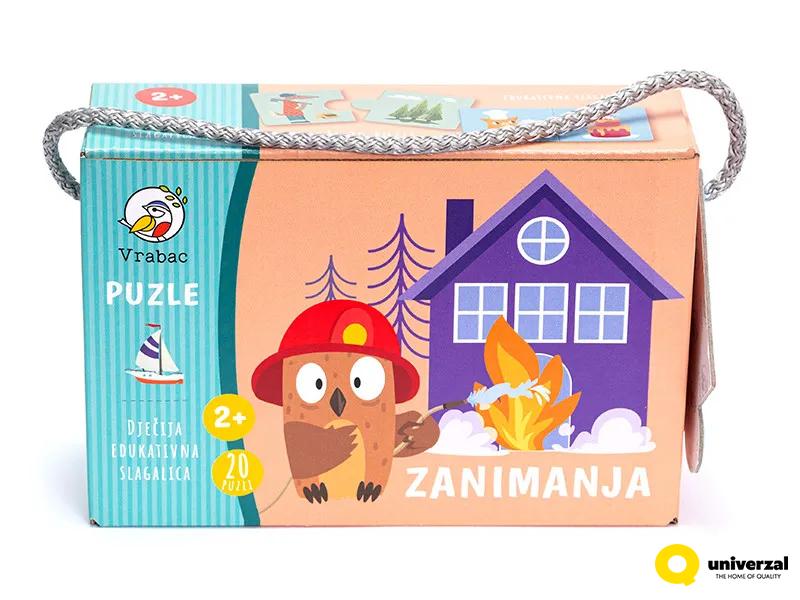 PUZZLE ZANIMANJA ZA DECU TODDLER VRABAC 