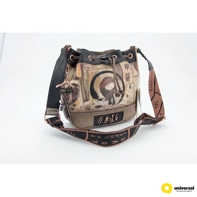 TORBA NA RAME ANEKKE 37713-243 SHOEN BLACK 