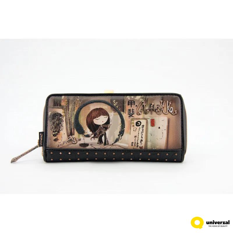 NOVČANIK ANEKKE 37719-915 SHOEN BLACK 
