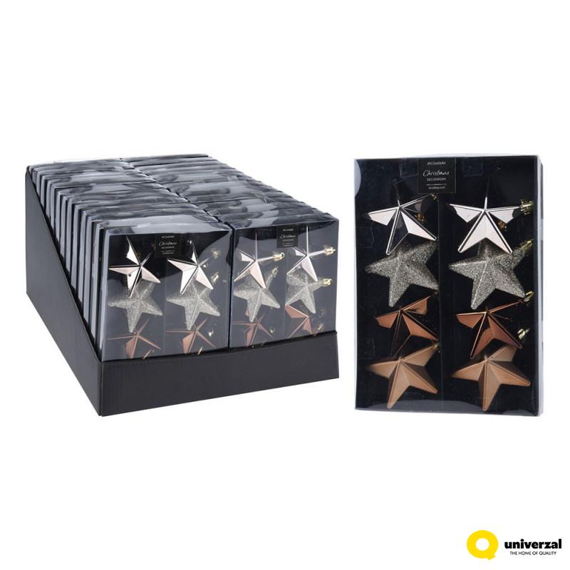 NOVOGODIŠNJI UKRAS ZVEZDA 6.5CM CAN219020 