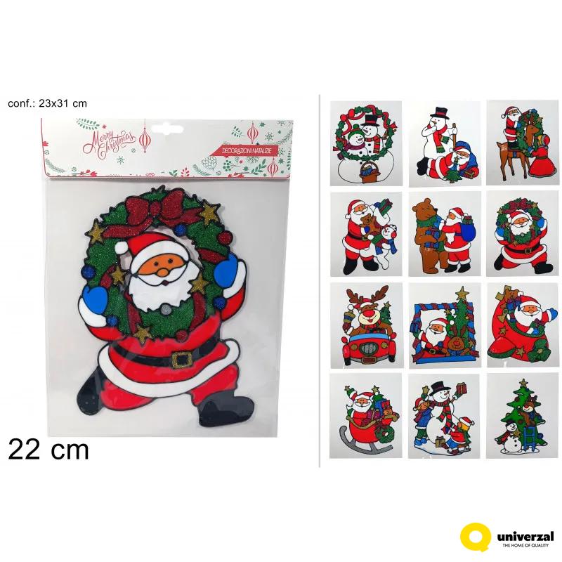 NOVOGODIŠNJI STIKERI ZA PROZOR 22CM XNA23016791 