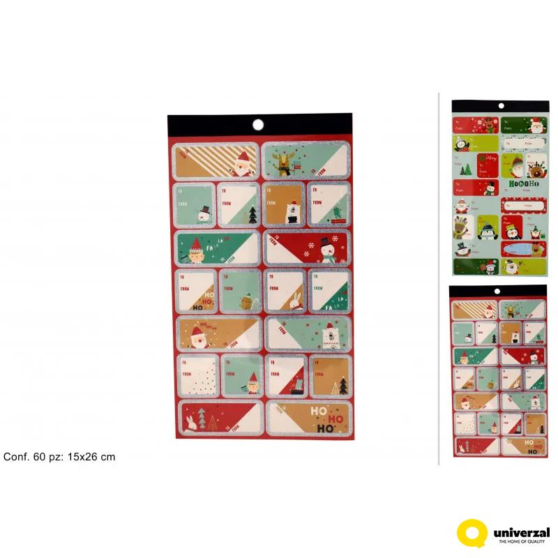 NOVOGODIŠNJE NALEPNICE ZA POKLON 60/1 19035881 