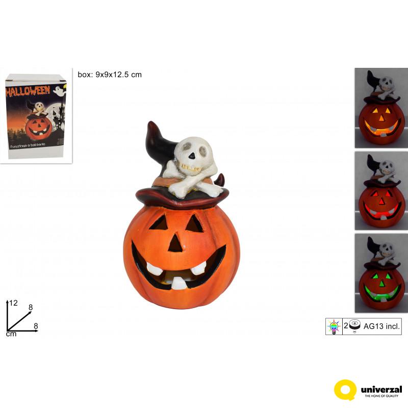 BUNDEVA DEKORATIVNA 12CM SA LAMPOM HALLOWEEN XHW21000271 