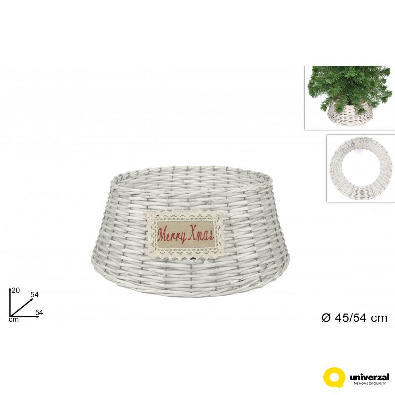 KORPA PLETENA ZA JELKU 45X20CM BELA XNA15000461 