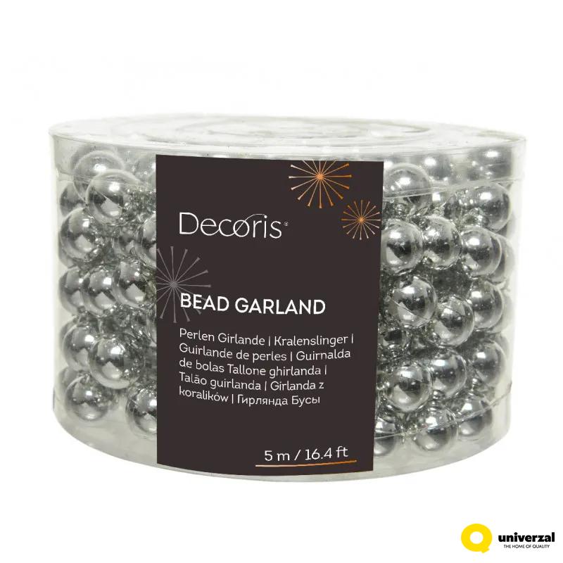UKRAS NOVOGODIŠNJI PERLE SREBRNE 500CM 000161 