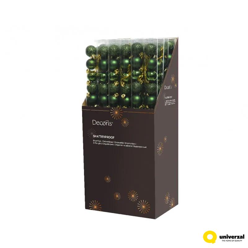 KUGLA NOVOGODIŠNJA 14/1 3CM ZELENA 020467 