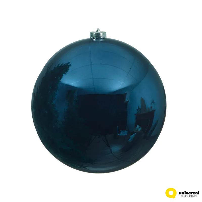 KUGLA NOVOGODIŠNJA 20CM PLAVA TAMNO 022524 