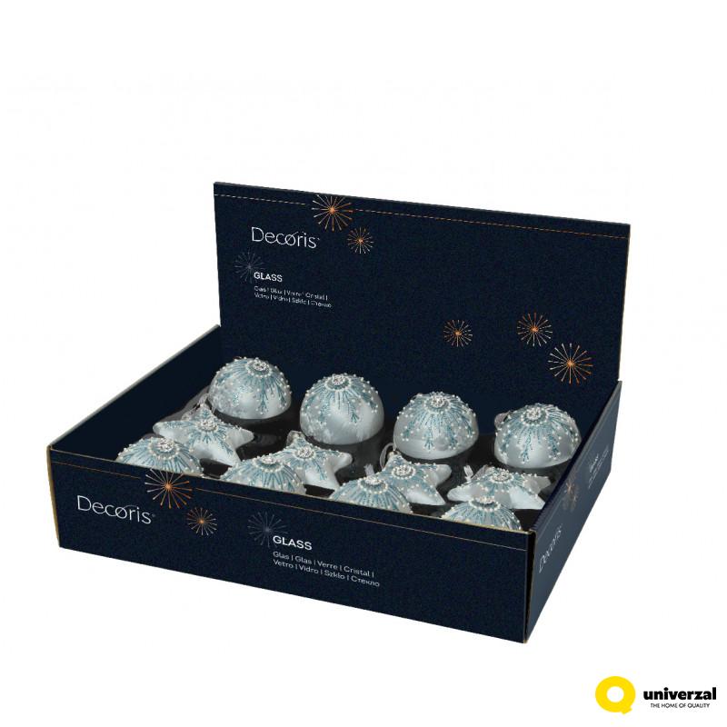 UKRAS NOVOGODIŠNJI 8CM PLAVI MIST 061029 