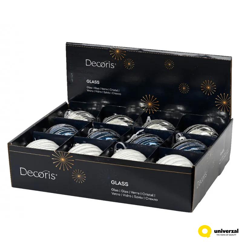 KUGLA NOVOGODIŠNJA 8CM MIX 070280 