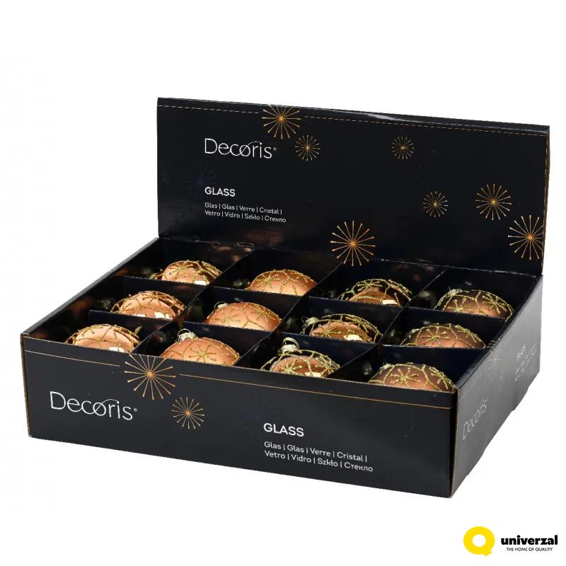 KUGLA NOVOGODIŠNJA 8CM MIX 070291 