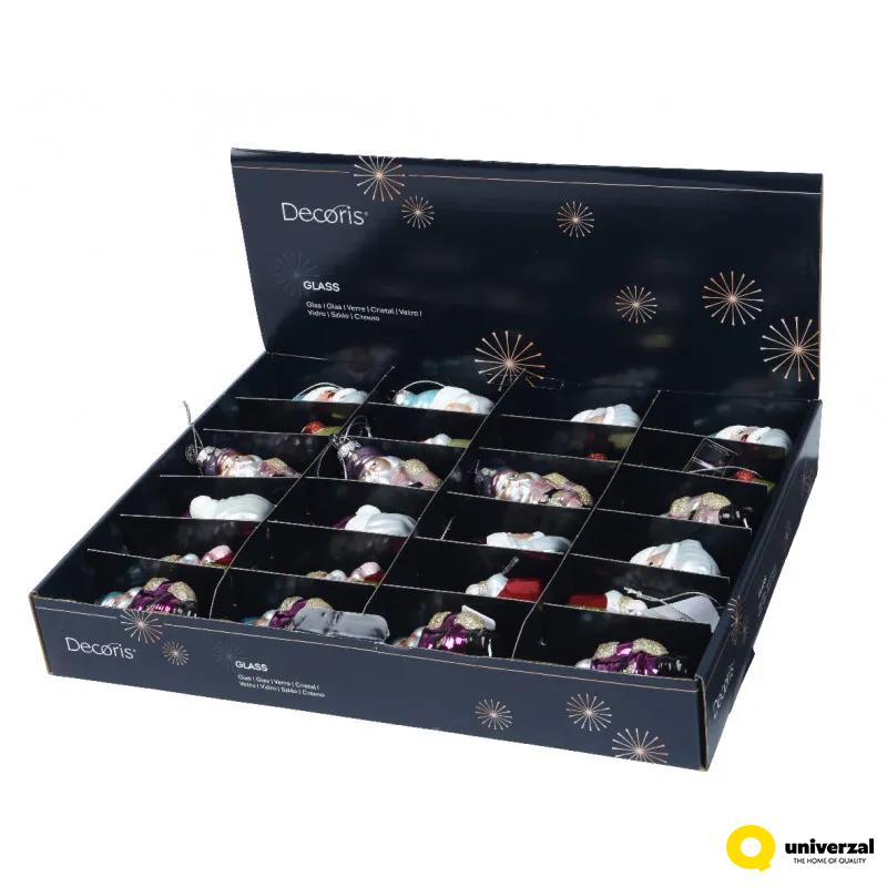 UKRAS NOVOGODIŠNJI STAKLENE FIGURE 7CM 120659 