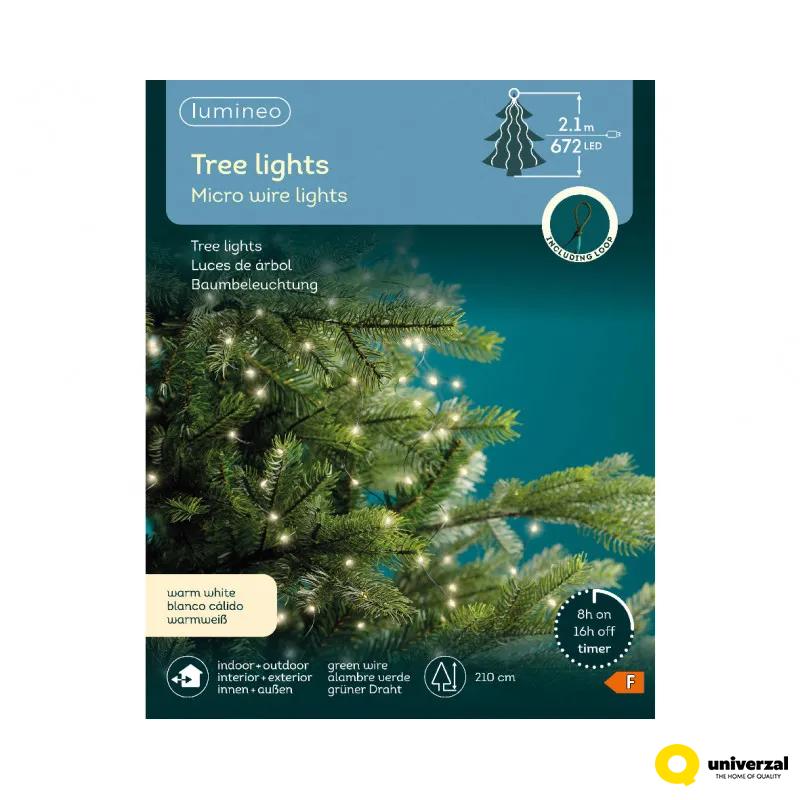 LAMPICE NOVOGODIŠNJE 210CM GREEN OUTDOOR 496159 