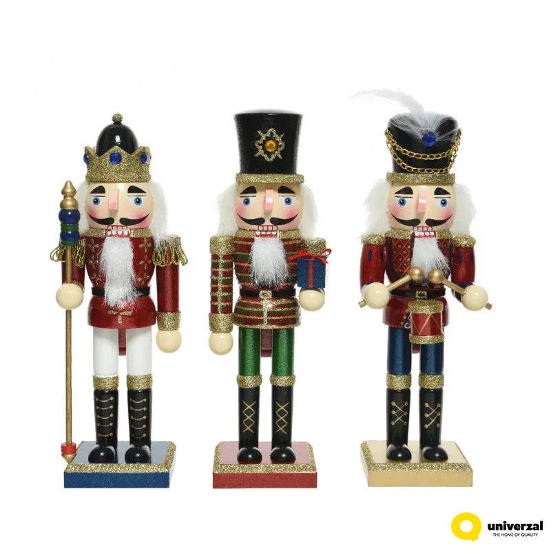 FIGURA UKRASNA VOJNIK 25CM CRVENI TAMNO 550343 