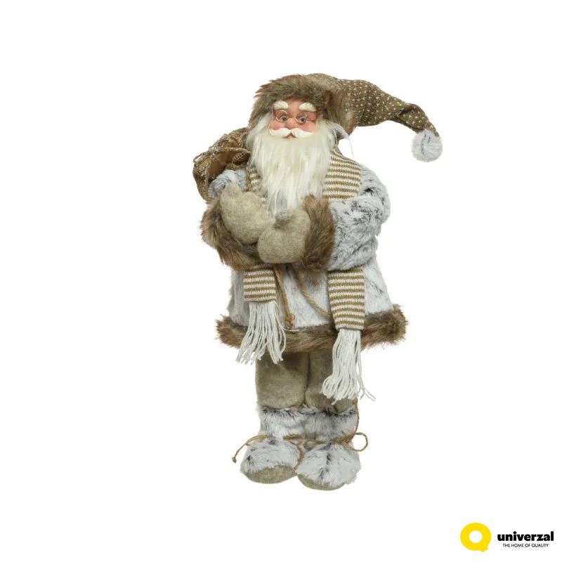FIGURA NOVOGODIŠNJA DEDA MRAZ 45CM BRAON 612017 