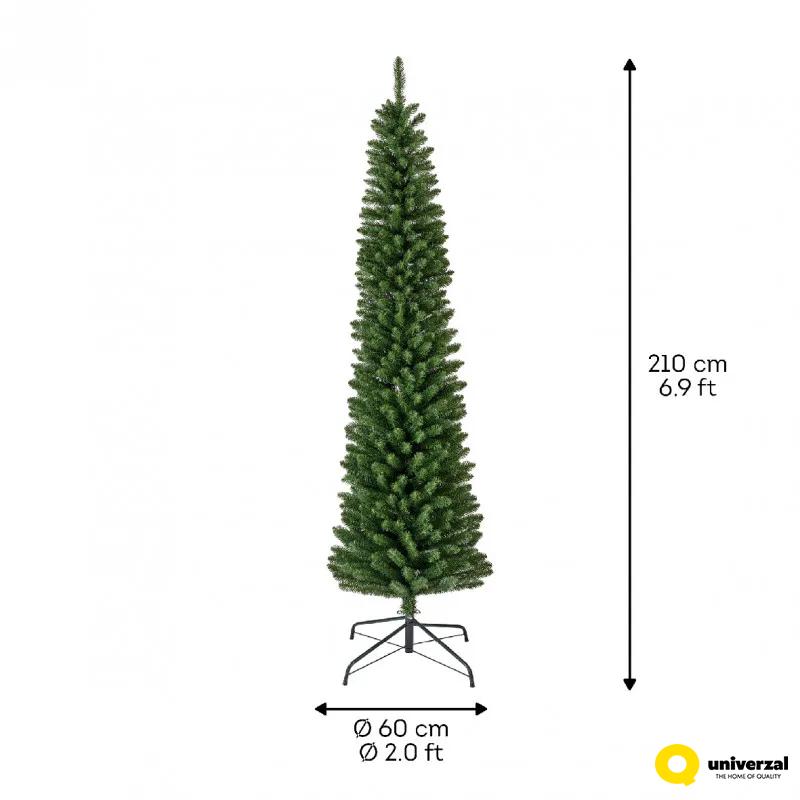 JELKA NOVOGODIŠNJA 210CM ZELENA 680062 