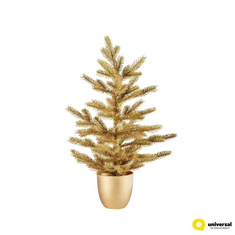 JELKA NOVOGODIŠNJA 60CM ZLATNA 680387 