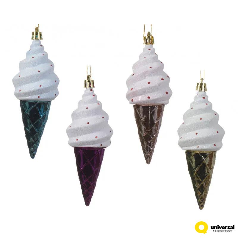 UKRAS NOVOGODIŠNJI GLITTER 13CM MIX 028684 