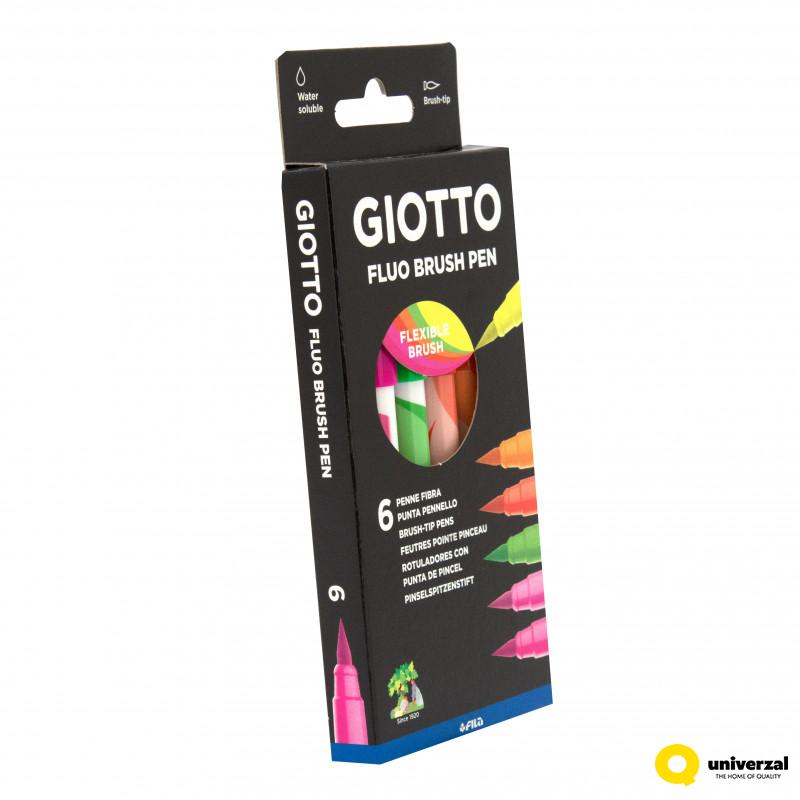 FLOMASTER ČETKICA FLUO 6/1 GIOTTO  427200 