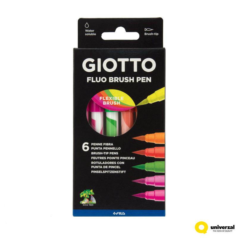 FLOMASTER ČETKICA FLUO 6/1 GIOTTO  427200 