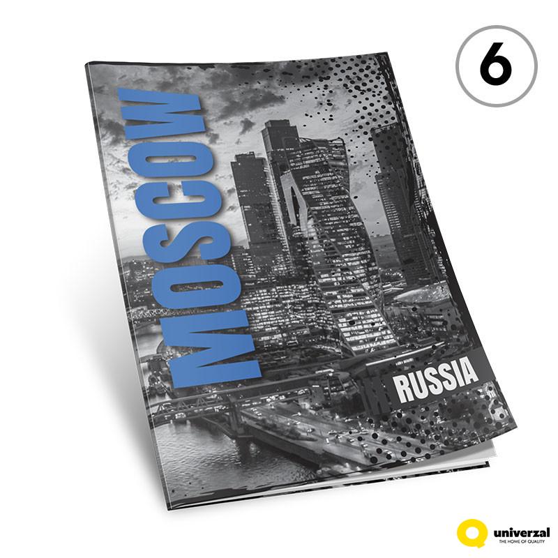 SVESKA A4 ČISTA 52L WORLD TOUR 80g OCTOPUS UNL-2131 
