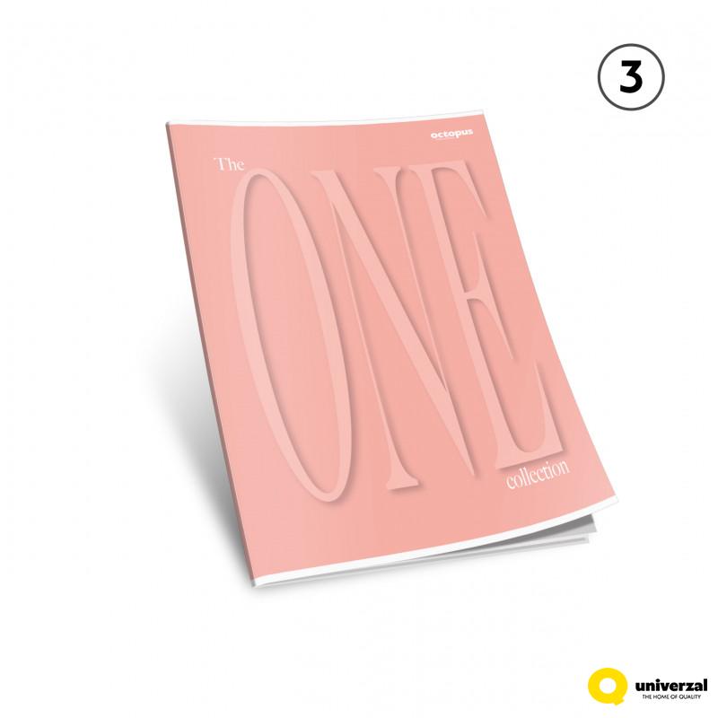 SVESKA A5 DIKTO 52L THE ONE COLOR 80g OCTOPUS UNL-2143 