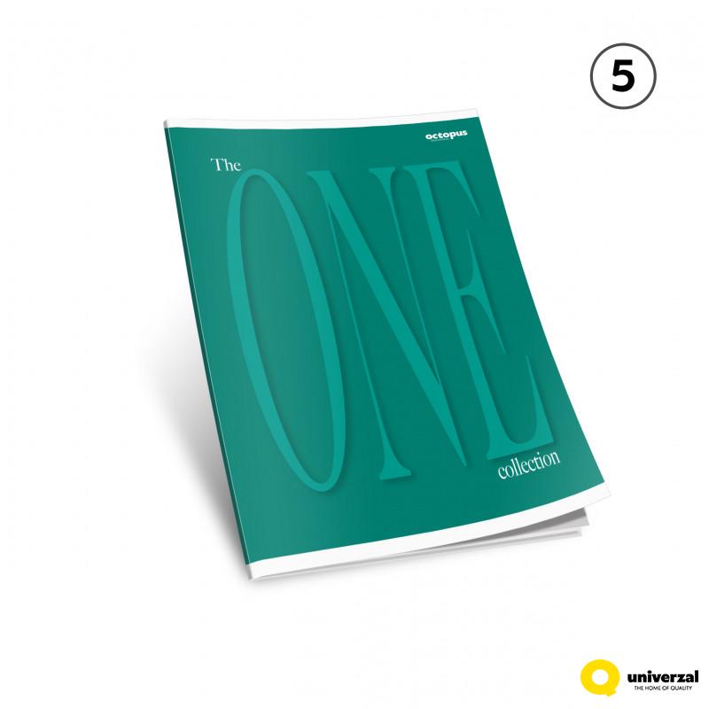 SVESKA A5 DIKTO 52L THE ONE COLOR 80g OCTOPUS UNL-2143 