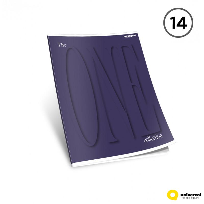 SVESKA A4 ČISTA 52L THE ONE COLOR 80g OCTOPUS UNL-2146 