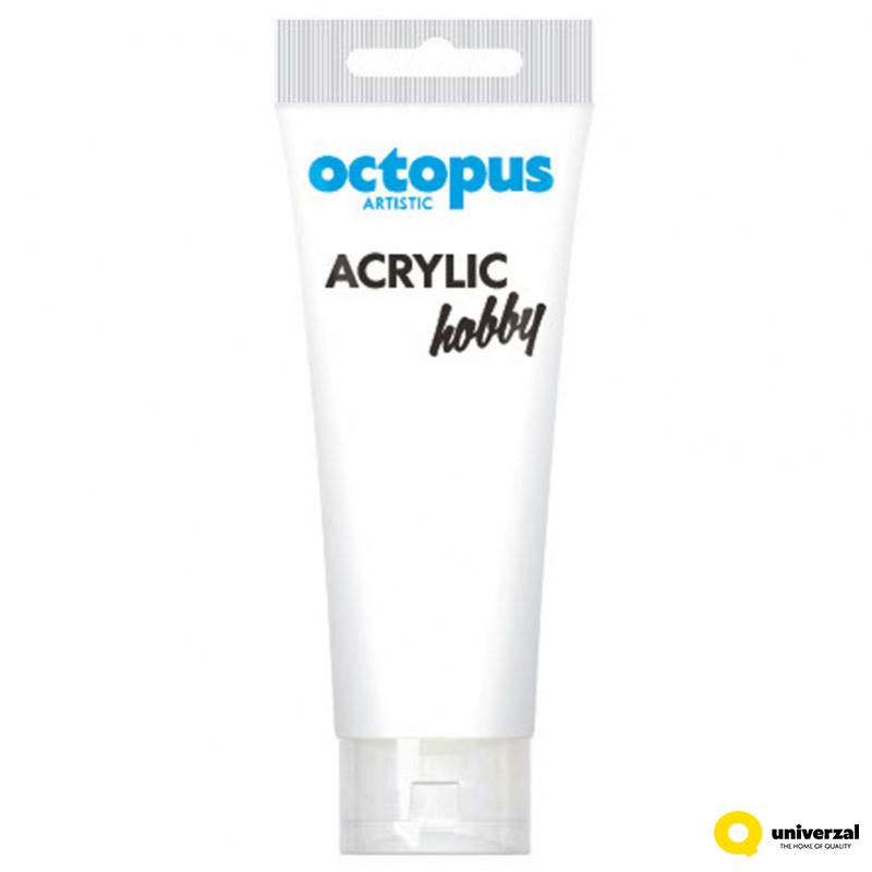 BOJA AKRILNA 75ML OCTOPUS HOBBY TITANIUM WHITE 104 UNL-2340 