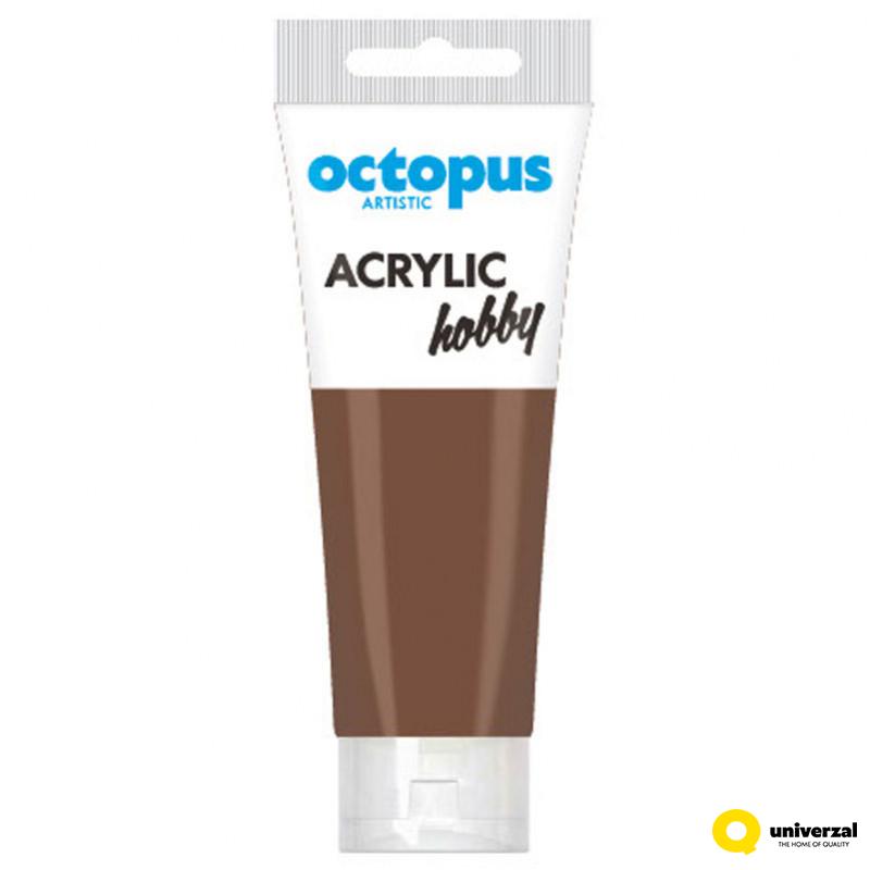 BOJA AKRILNA 75ML OCTOPUS HOBBY BURNT SIENNA 143 UNL-2354 
