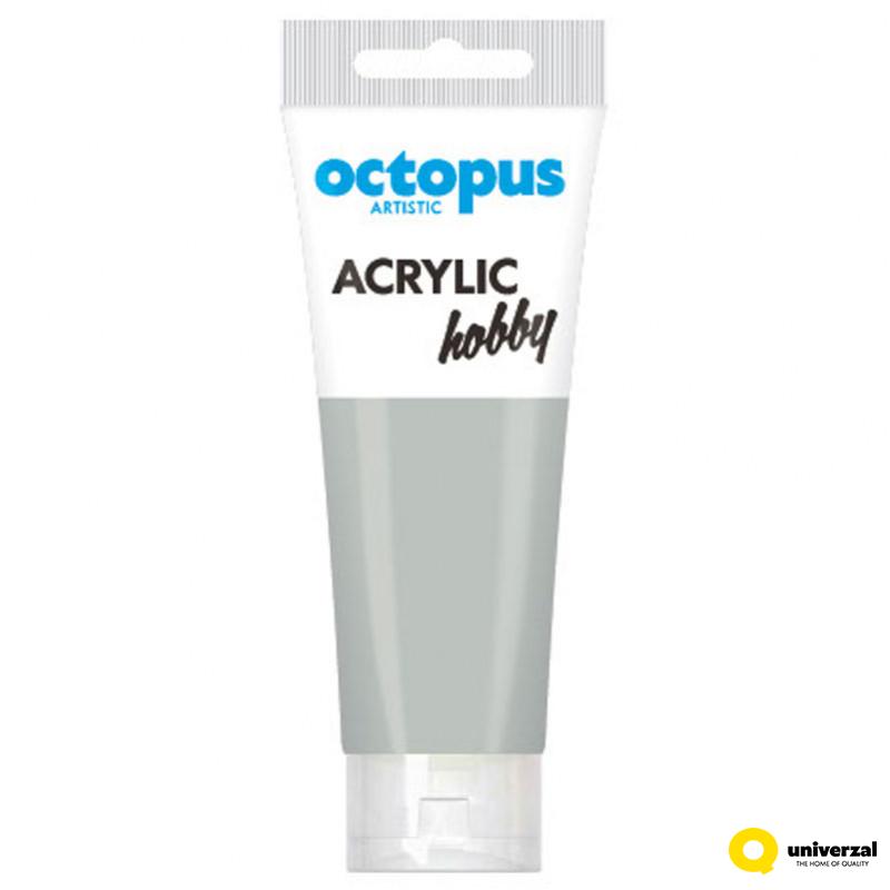 BOJA AKRILNA 75ML OCTOPUS HOBBY SILVER 810 UNL-2361 