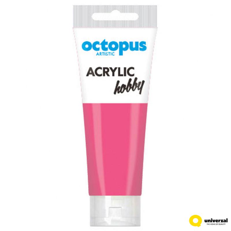 BOJA AKRILNA 75ML OCTOPUS HOBBY NEON PINK 165 UNL-2362 