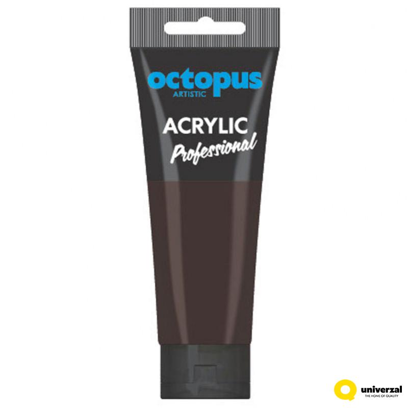 BOJA AKRILNA 75ML OCTOPUS PROFESSIONAL BURNT UMBER 687 UNL-2331 