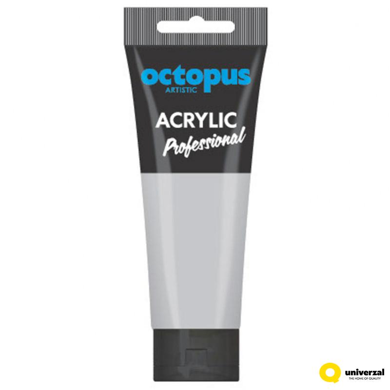 BOJA AKRILNA 75ML OCTOPUS PROFESSIONAL SILVER 810 UNL-2334 