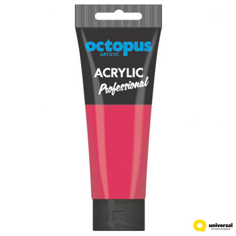 BOJA AKRILNA 75ML OCTOPUS PROFESSIONAL NEON ROSE 819 UNL-2335 